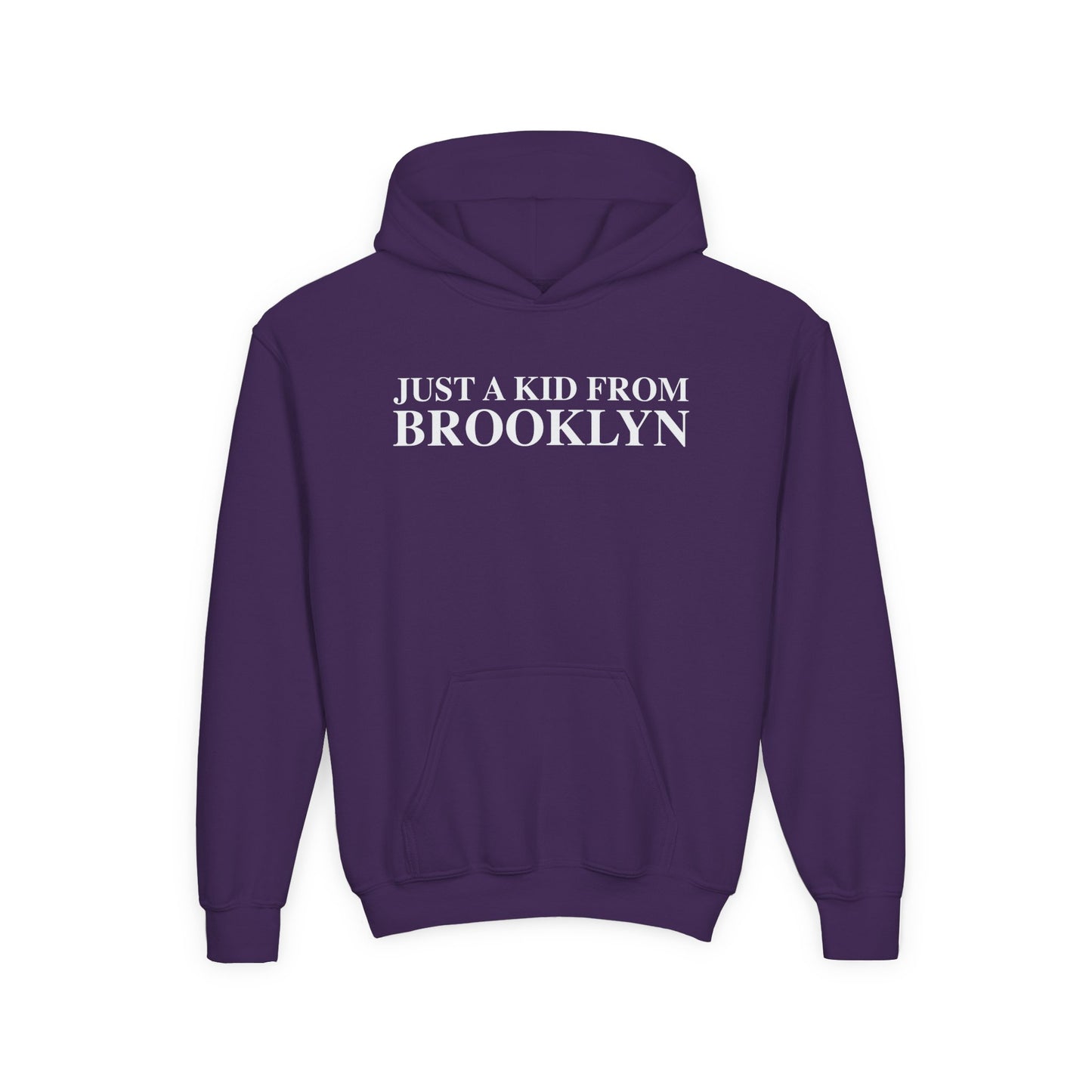 Just a kid from Brooklyn Youth Heavy Blend Hooded Sweatshirt