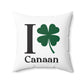 I Clover Canaan Spun Polyester Square Pillow