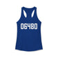 06480 Portland CT Zip Code Women's Ideal Racerback Tank Top