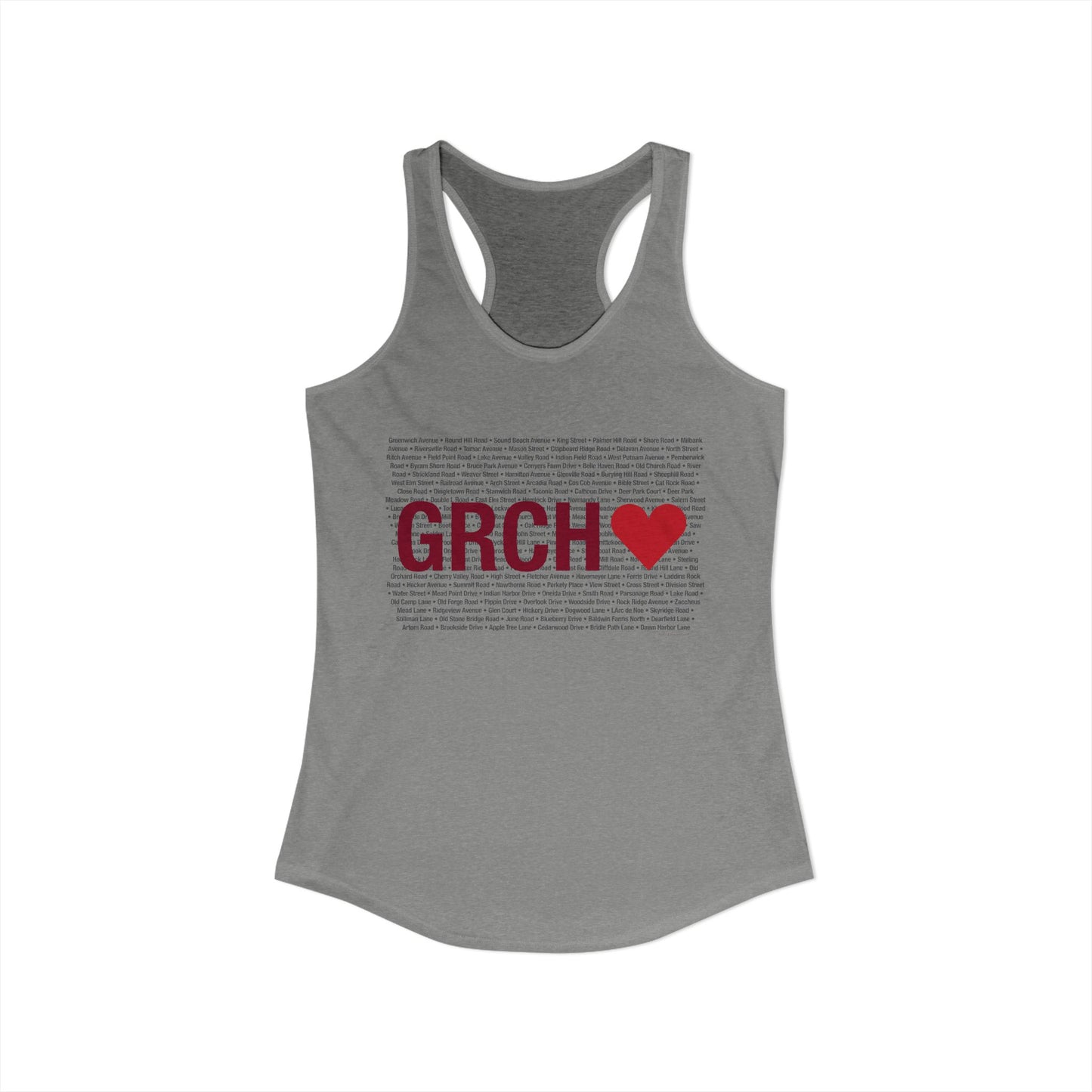 Greenwich Love Women's Ideal Racerback Tank Top