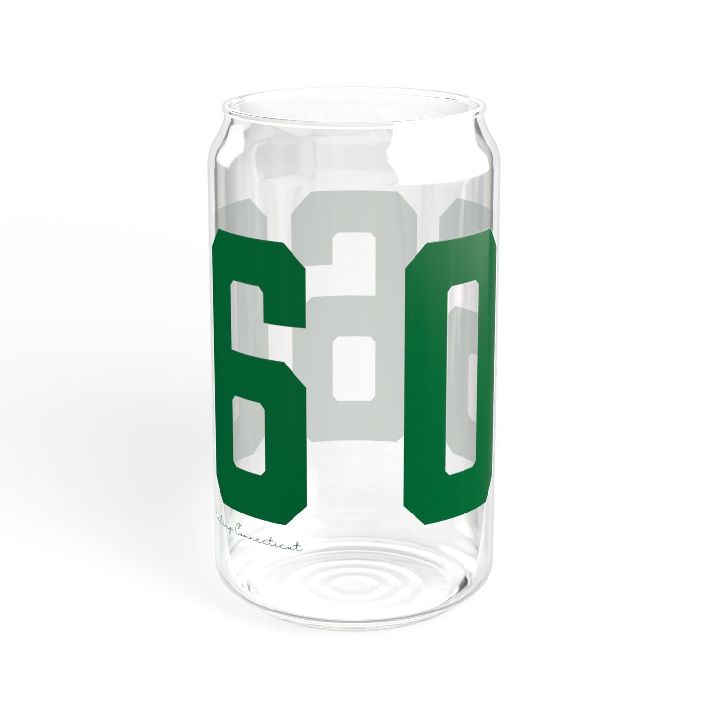06606 Bridgeport Connecticut Zip Code Sipper Glass, 16oz