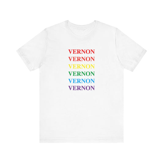 Vernon Pride Unisex Jersey Short Sleeve Tee