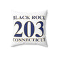 Black Rock 203 Connecticut  Spun Polyester Square Pillow