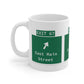 Vintage WCP Exit 67 Sign Mug 11oz