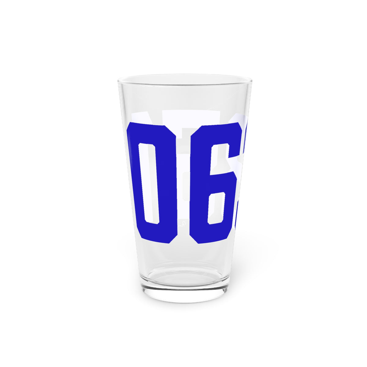 06351 Lisbon Connecticut Zip Code Pint Glass, 16oz