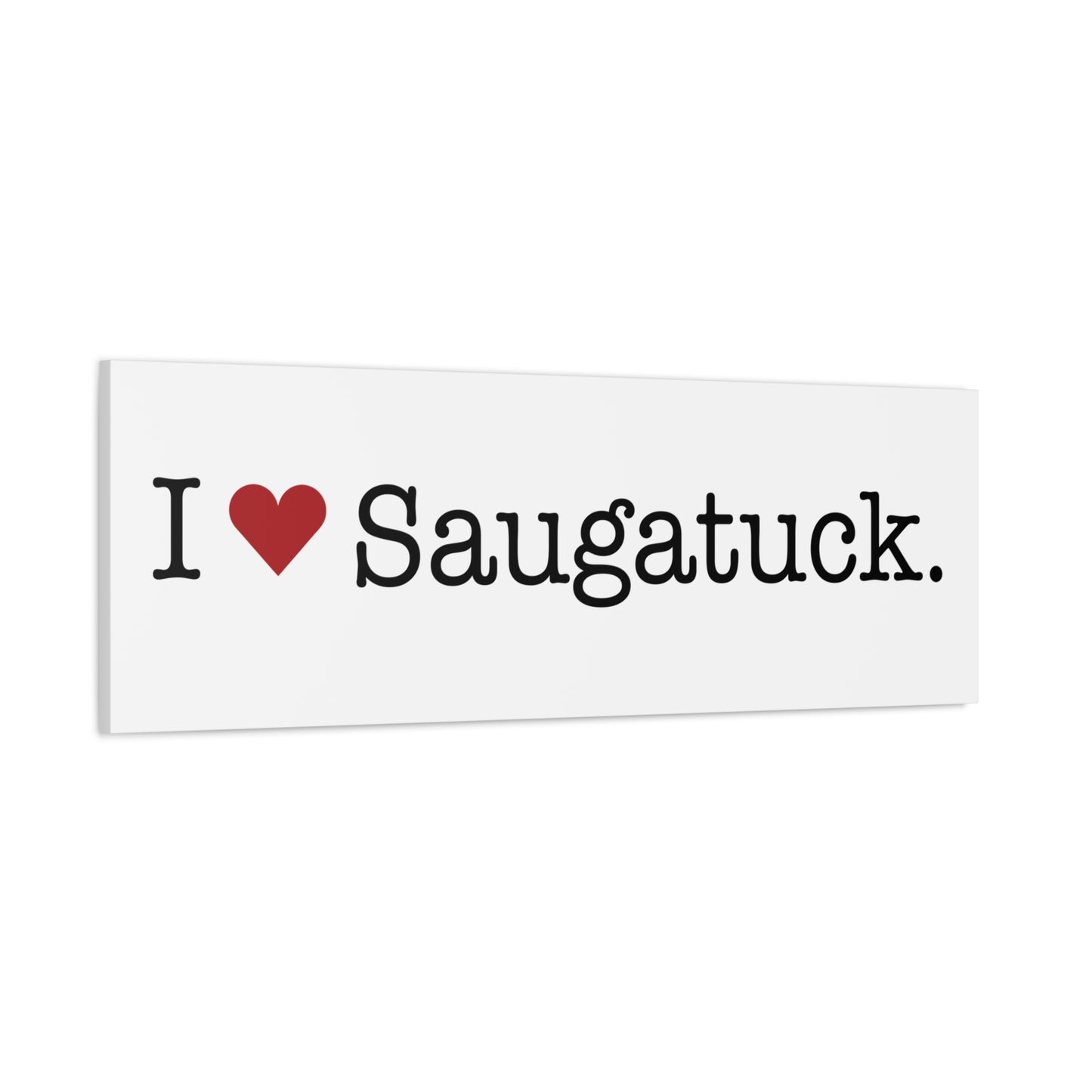 I Heart Saugatuck. Matte Canvas, Stretched, 1.25"