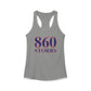 860 Storrs Red, White & Blue Women's Ideal Racerback Tank Top