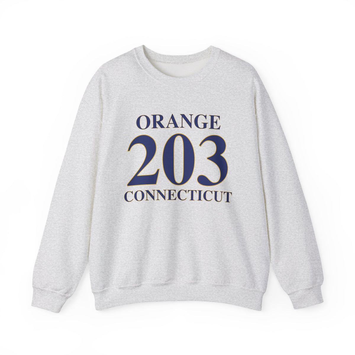 Orange 203 Connecticut Unisex Heavy Blend™ Crewneck Sweatshirt