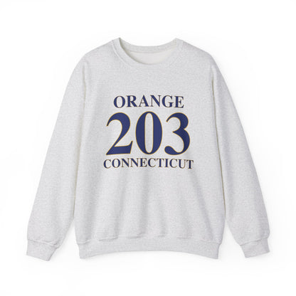 Orange 203 Connecticut Unisex Heavy Blend™ Crewneck Sweatshirt