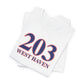 203 West Haven Unisex Jersey Short Sleeve T-Shirt