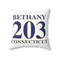 Bethany 203 Connecticut Polyester Square Pillow