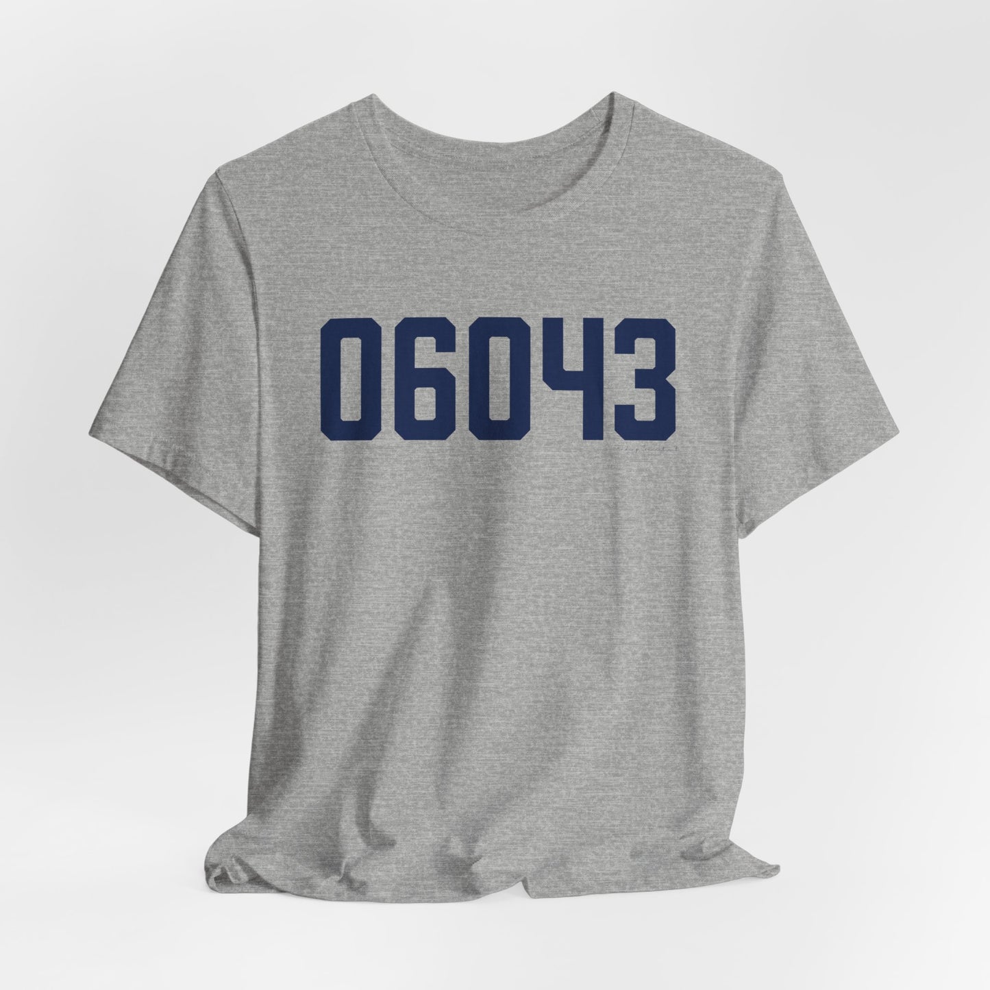 06043 Bolton  Connecticut Zip Code Unisex Jersey Short Sleeve T-Shirt