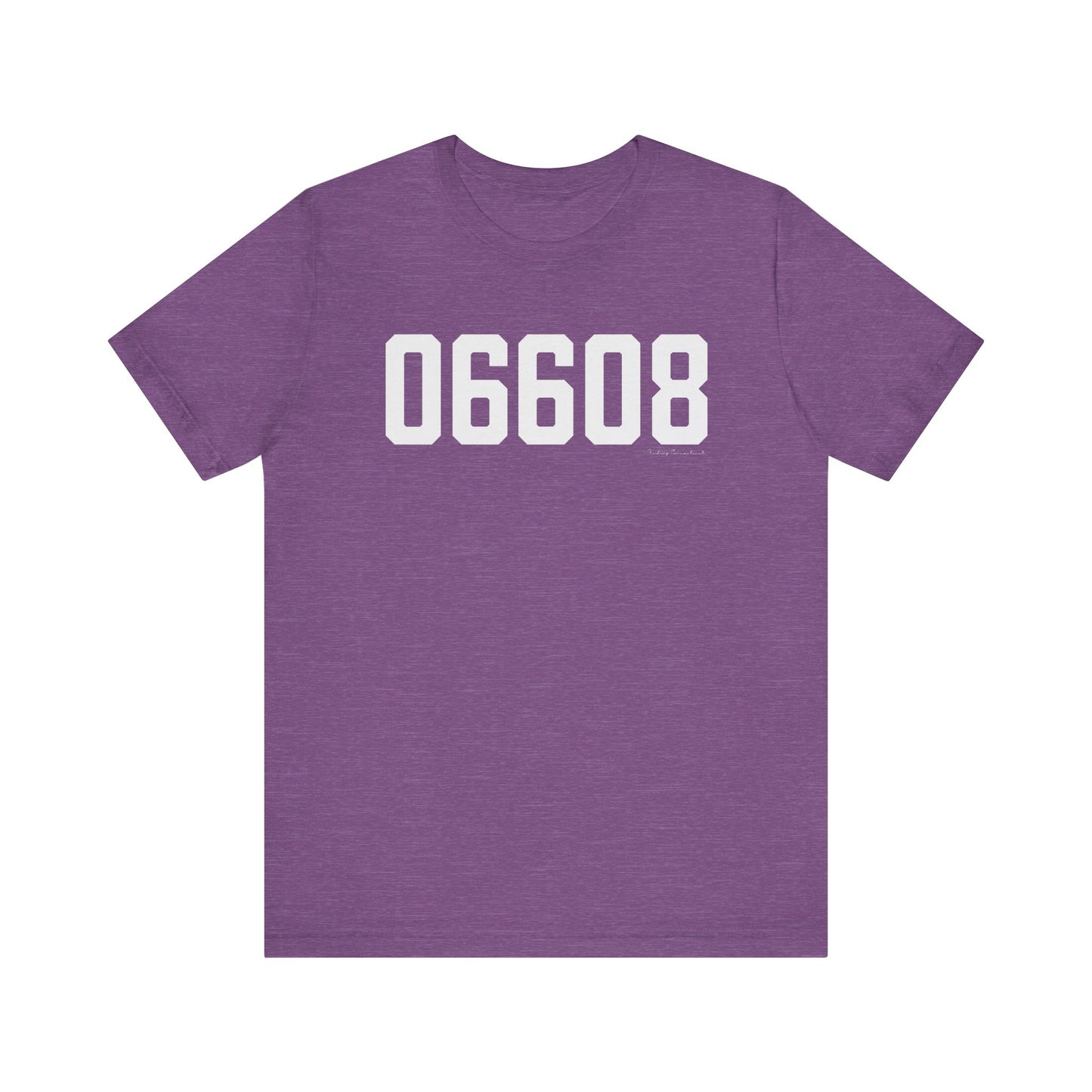06608 Bridgeport CT Zip Code Unisex Jersey Short Sleeve T-Shirt
