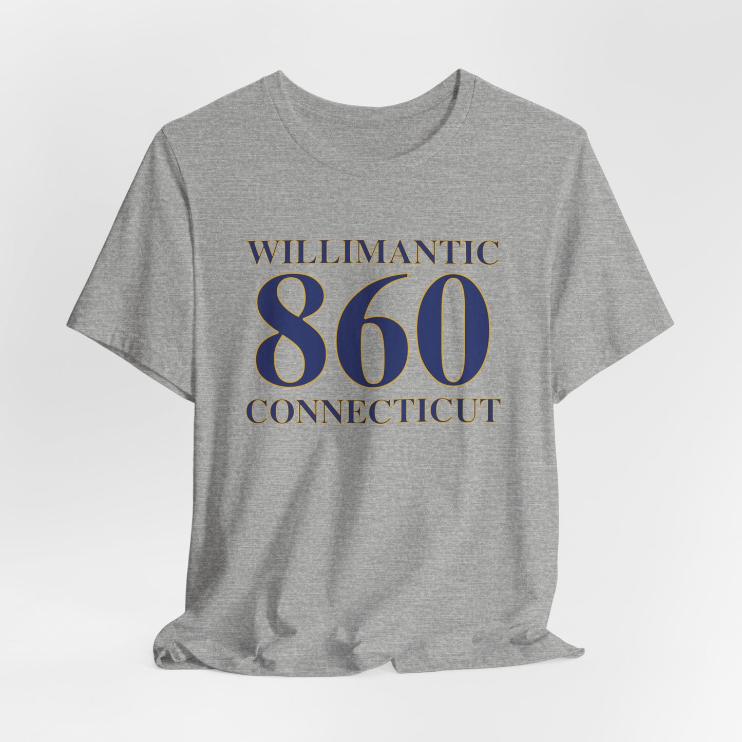 Willimantic 860 Connecticut Unisex Jersey Short Sleeve T-Shirt