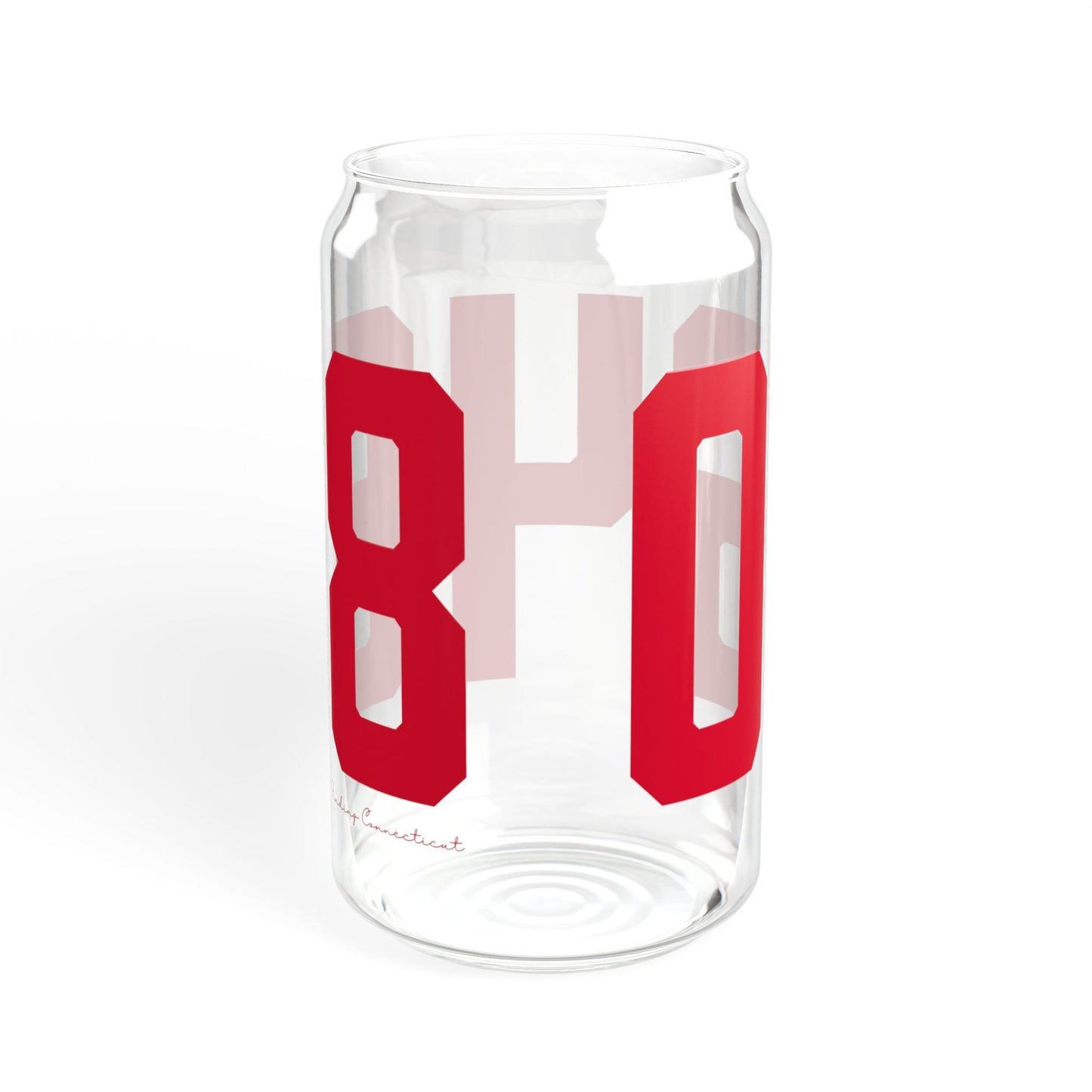 06468 Monroe Connecticut Zip Code Sipper Glass, 16oz