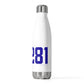 06281 Woodstock Connecticut Zip Code 20oz Insulated Bottle