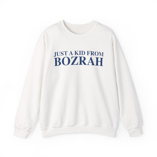 Just a kid from Bozrah Unisex Heavy Blend™ Crewneck Sweatshirt