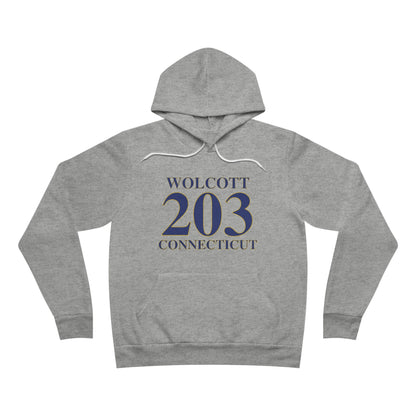 Wolcott 203 Connecticut Unisex Sponge Fleece Pullover Hoodie