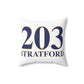 203 Stratford Spun Polyester Square Pillow