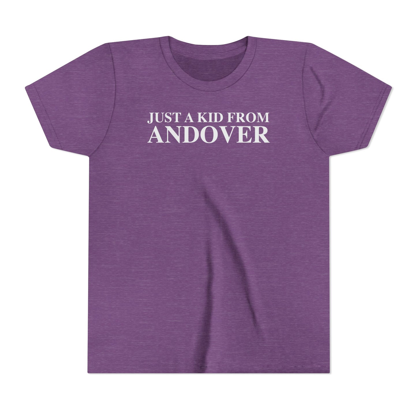 Just a kid from Andover Youth Short Sleeve T-Shirt