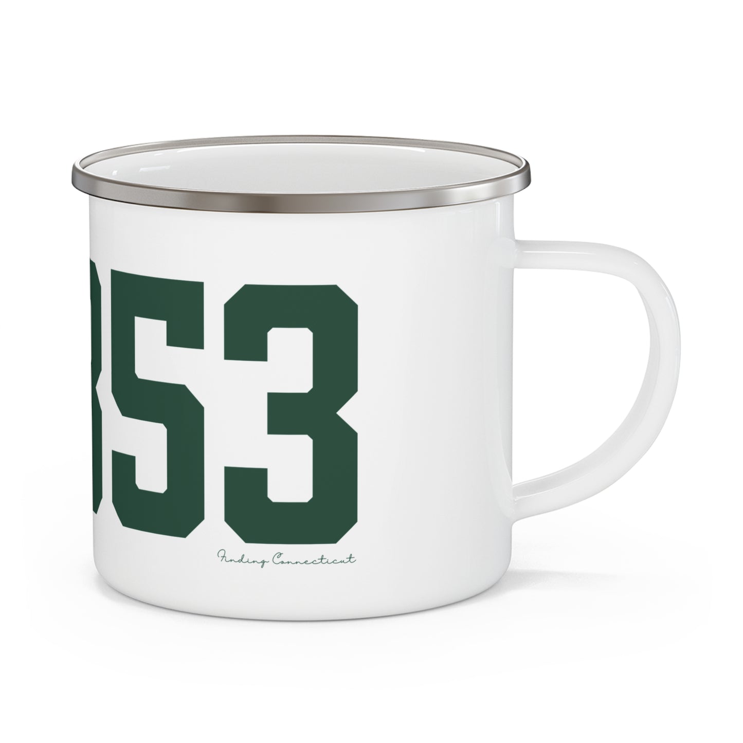 06853 Norwalk Connecticut Zip CodeEnamel Camping Mug