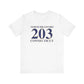 North Branford 203 Connecticut Jersey Short Sleeve T-Shirt