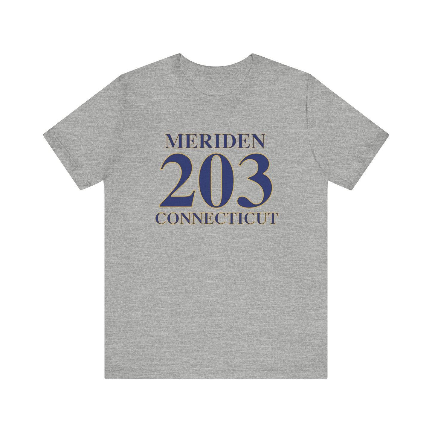 Meriden 203 Connecticut Unisex Jersey Short Sleeve Tee