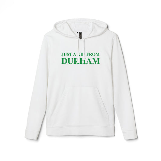 Just a kid from Durham adidas® Unisex Fleece Hoodie