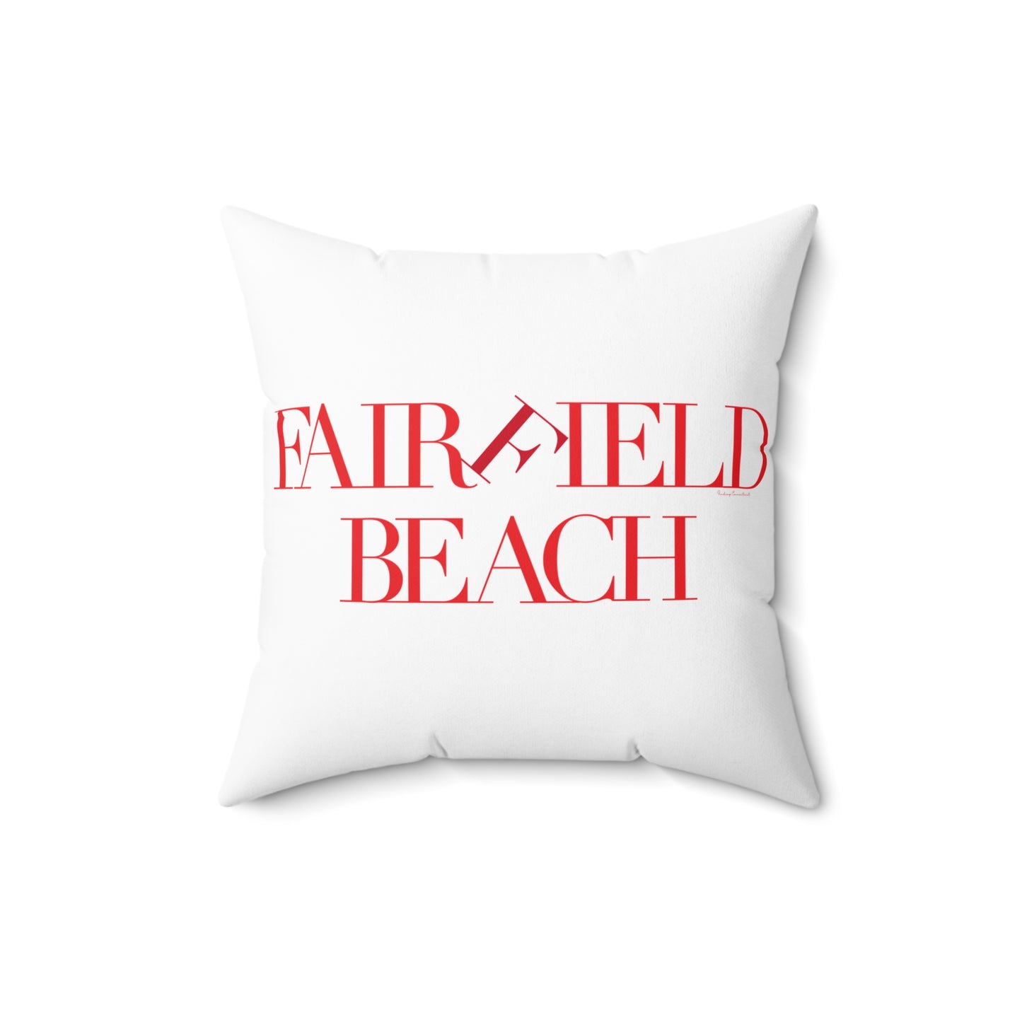 41 Tilt Fairfield Beach Spun Polyester Square Pillow