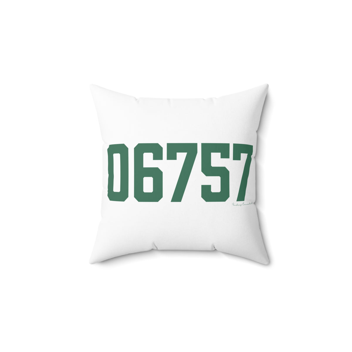 06757 Kent Connecticut Zip Code Polyester Square Pillow