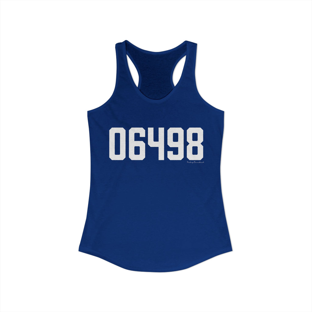 06498 Westbrook CT Zip Code Women's Ideal Racerback Tank Top