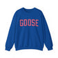 Goose Zip Code  Pink & Black Unisex Heavy Blend™ Crewneck Sweatshirt