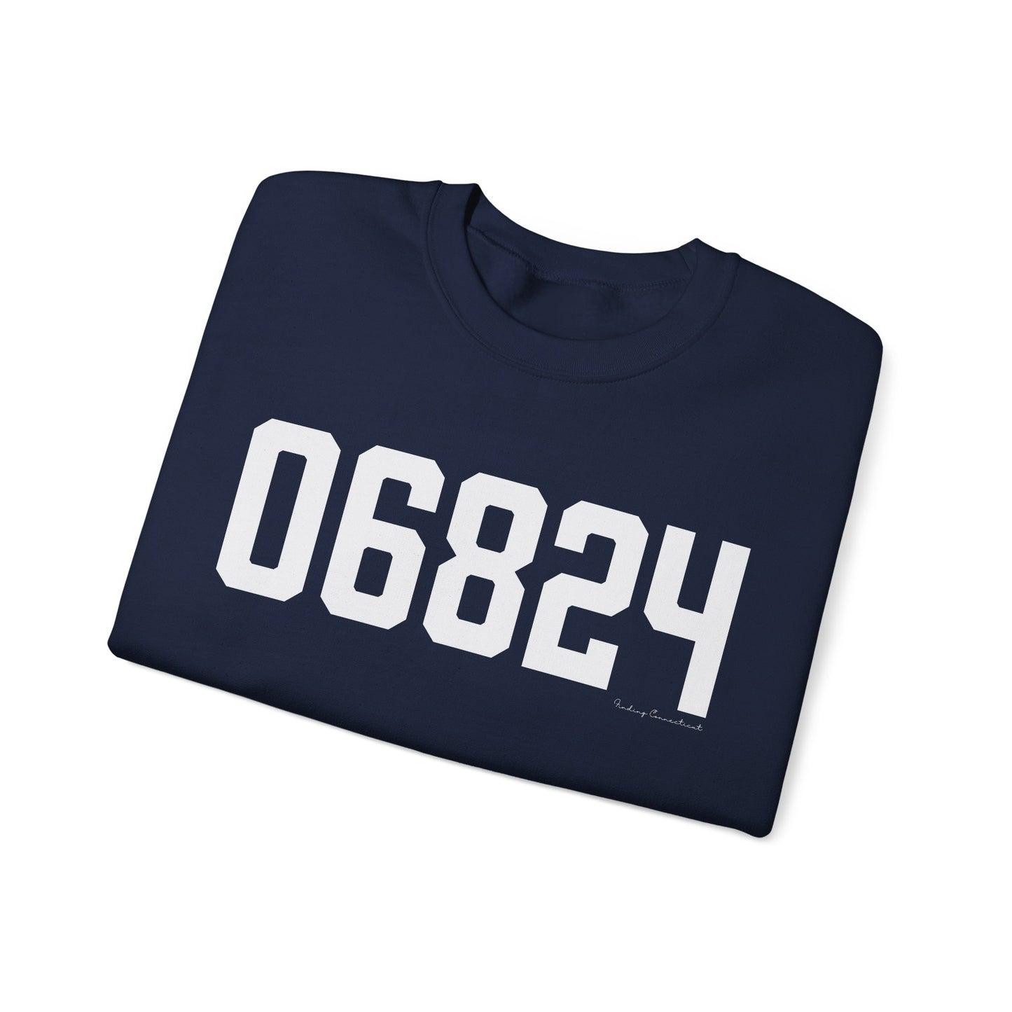 06824 Fairfield CT Zip Code Unisex Heavy Blend™ Crewneck Sweatshirt