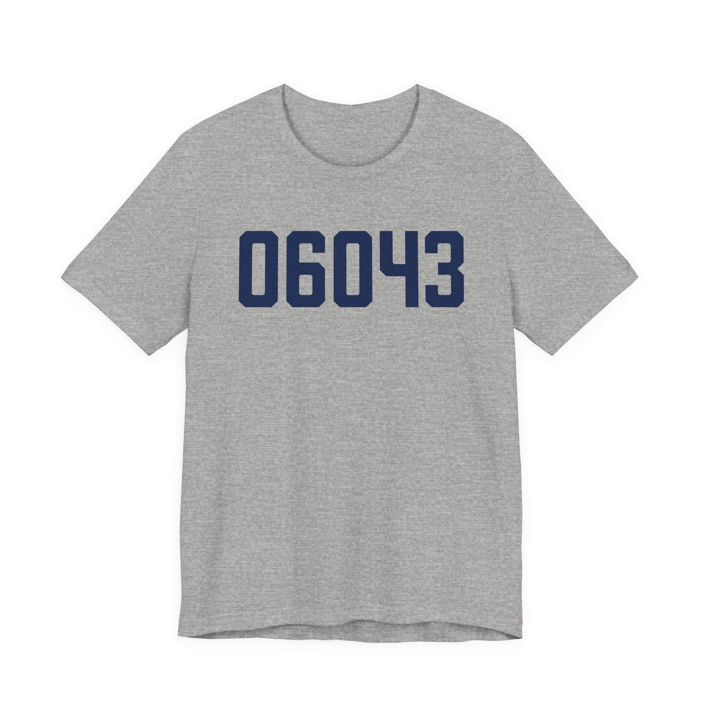 06043 Bolton  Connecticut Zip Code Unisex Jersey Short Sleeve T-Shirt