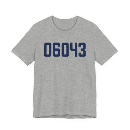06043 Bolton  Connecticut Zip Code Unisex Jersey Short Sleeve T-Shirt