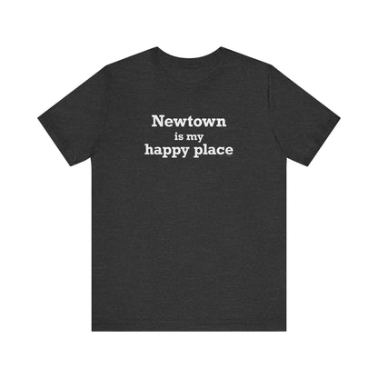 Newtown Is My Happy Place Unisex Jersey Short Sleeve T-Shirt