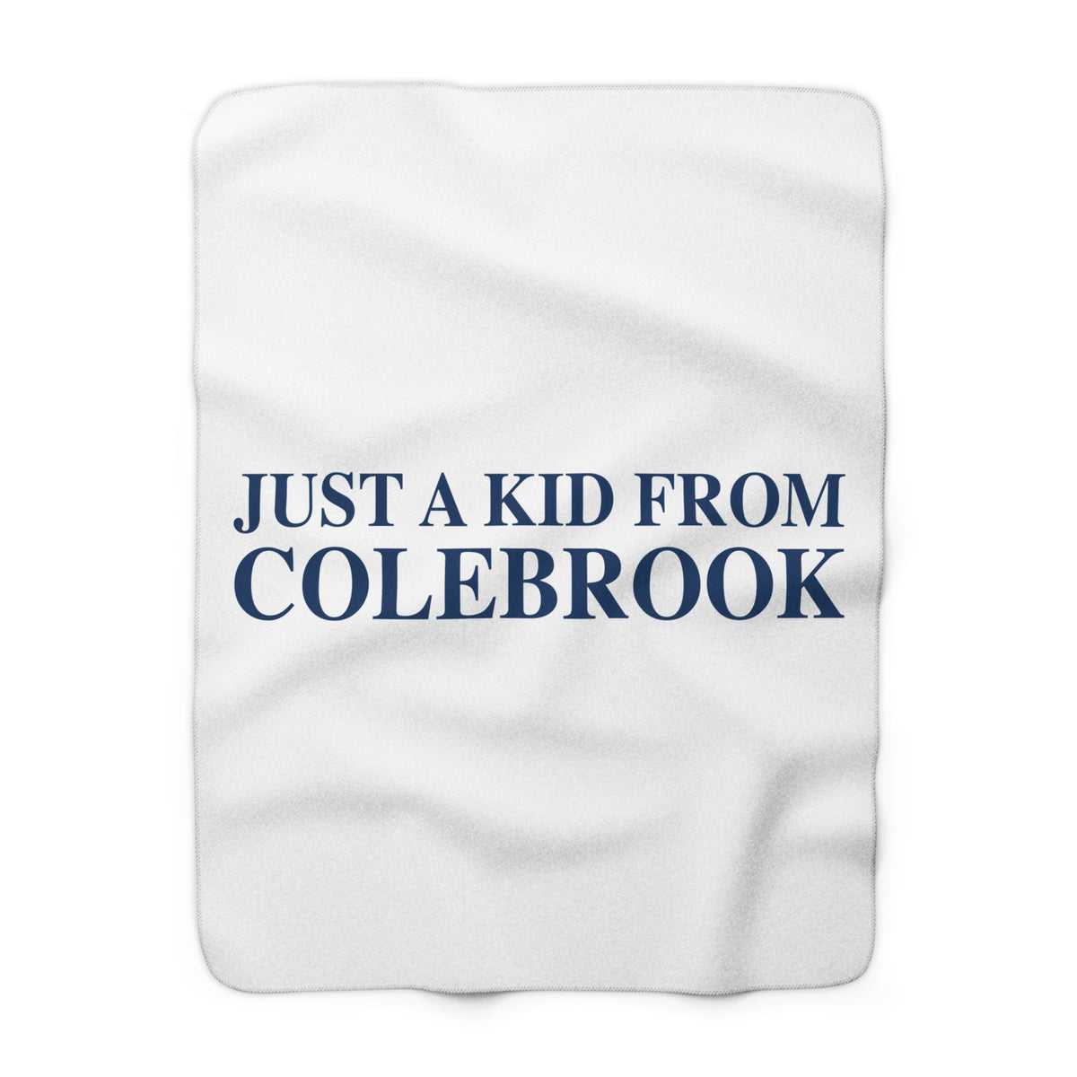 Just a kid from Cornwall Sherpa Fleece Blanket