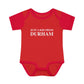 Just a kid from Durham Infant Baby Rib Bodysuit