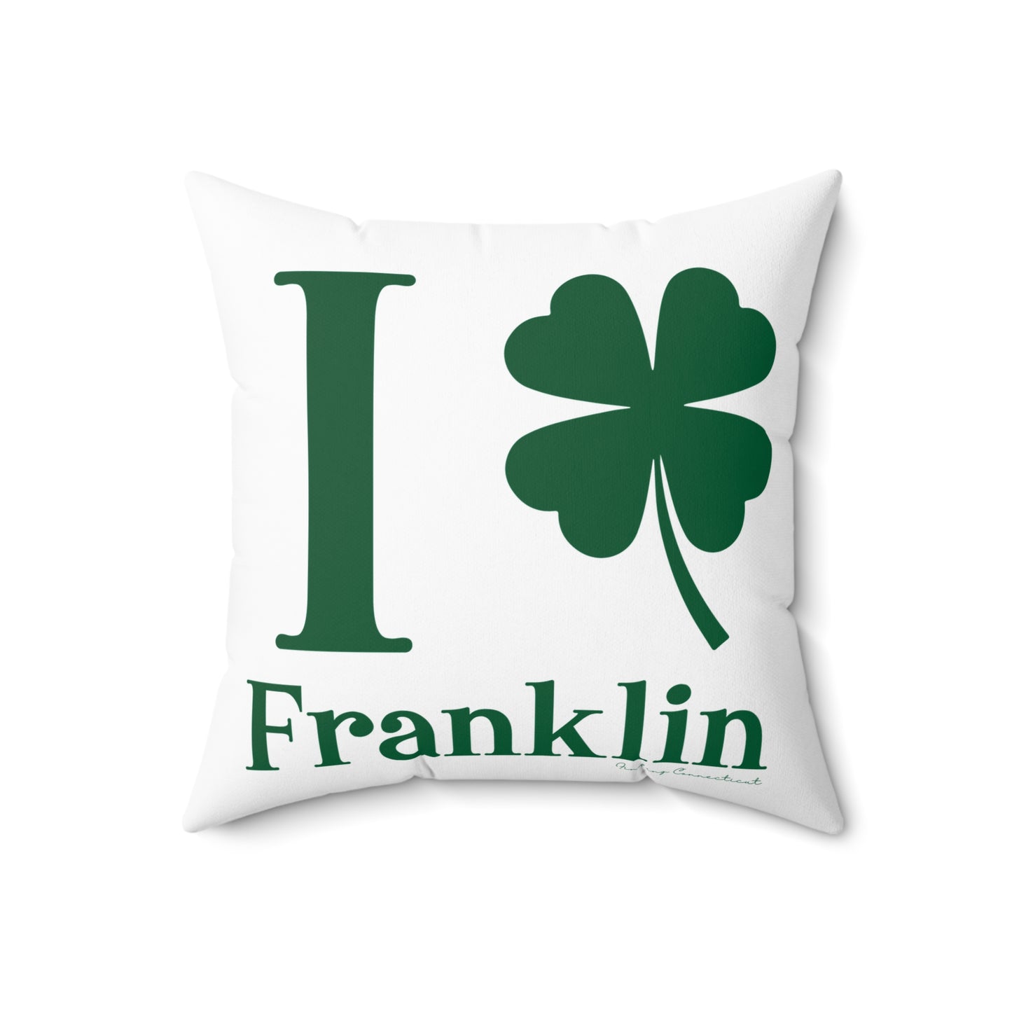 I Clover Franklin Spun Polyester Square Pillow