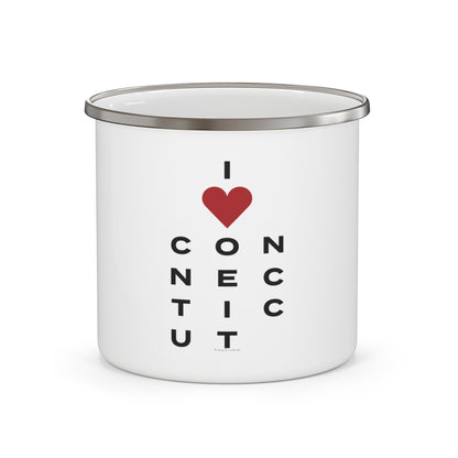 Connecticut Vision Enamel Camping Mug