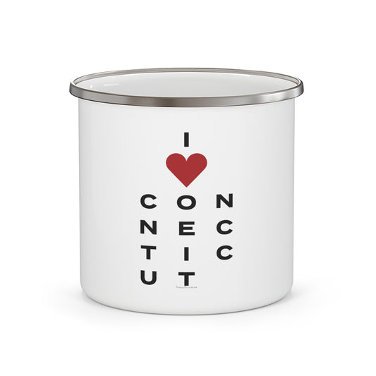 Connecticut Vision Enamel Camping Mug