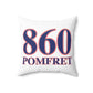 860 Pomfret Red, White & Blue Spun Polyester Square Pillow