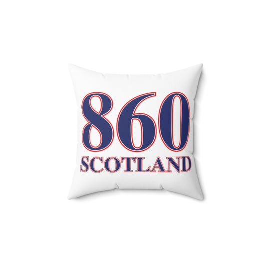 860 Scotland Red, White & Blue  Spun Polyester Square Pillow