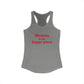 Monroe Is My Happy Place  Women's Ideal Racerback Tank Top