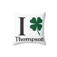 I Clover Thompson Spun Polyester Square Pillow