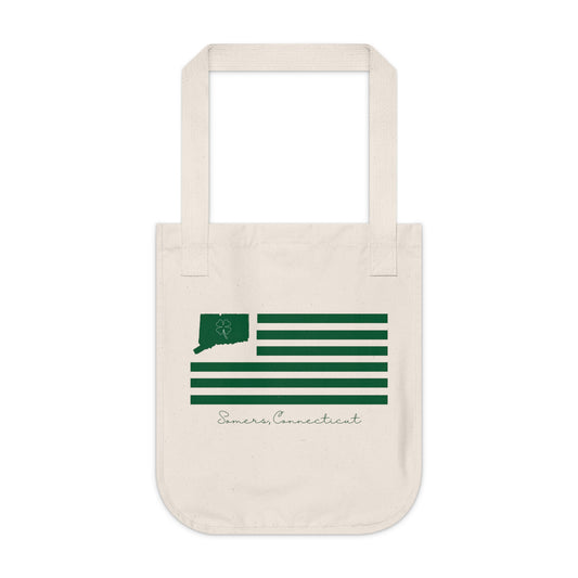 Somers St. Patrick’s Day Flag Organic Canvas Tote Bag