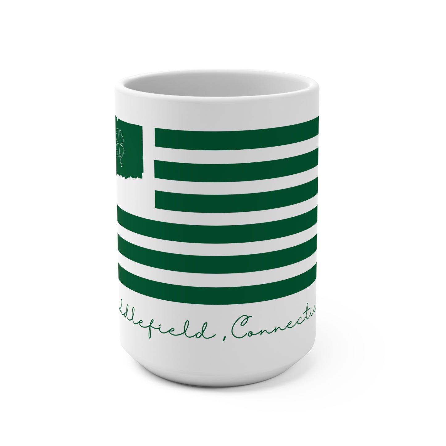 Middlefield Connecticut St. Patrick’s Day Flag Mug 15oz