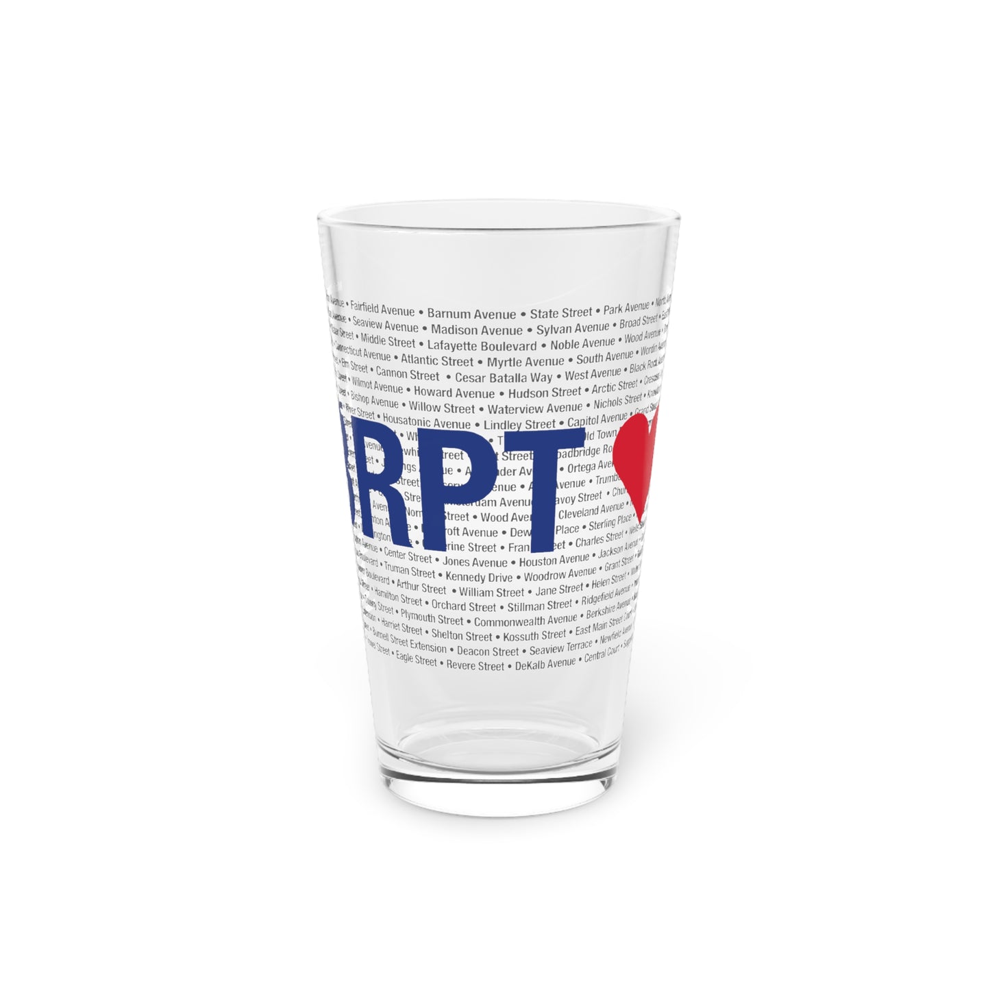 Bridgeport Love Pint Glass, 16oz