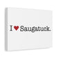 I Heart Saugatuck. Matte Canvas, Stretched, 1.25"