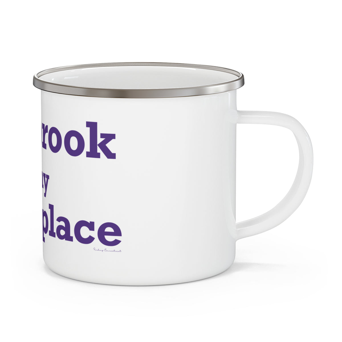 Westbrook is My Happy Place Enamel Camping Mug